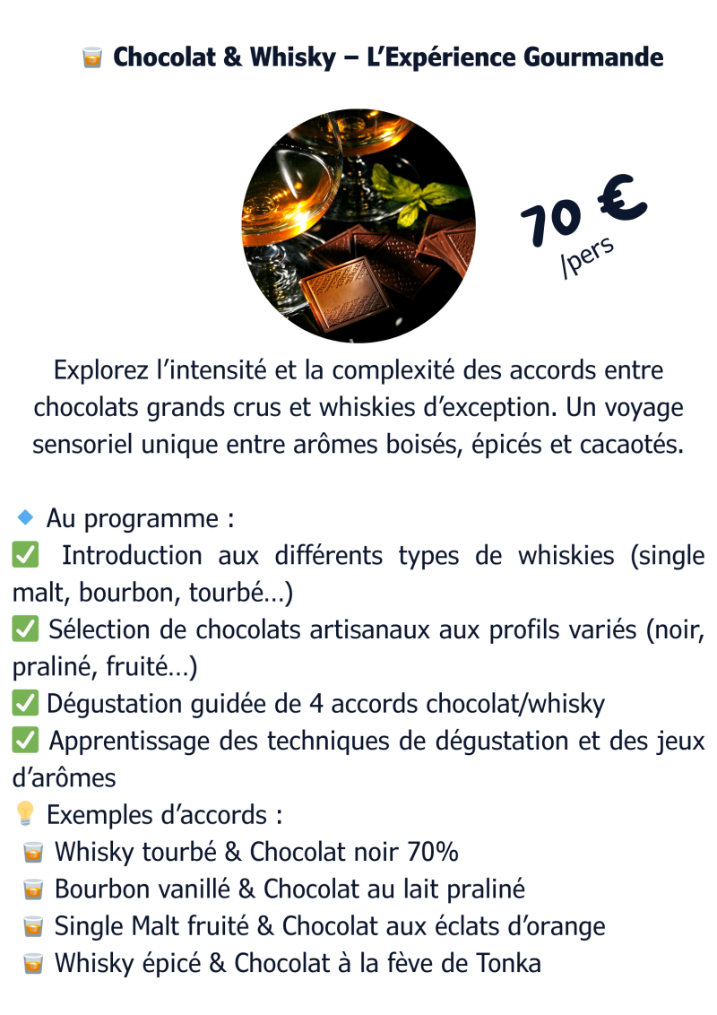 Chocolat et Whisky