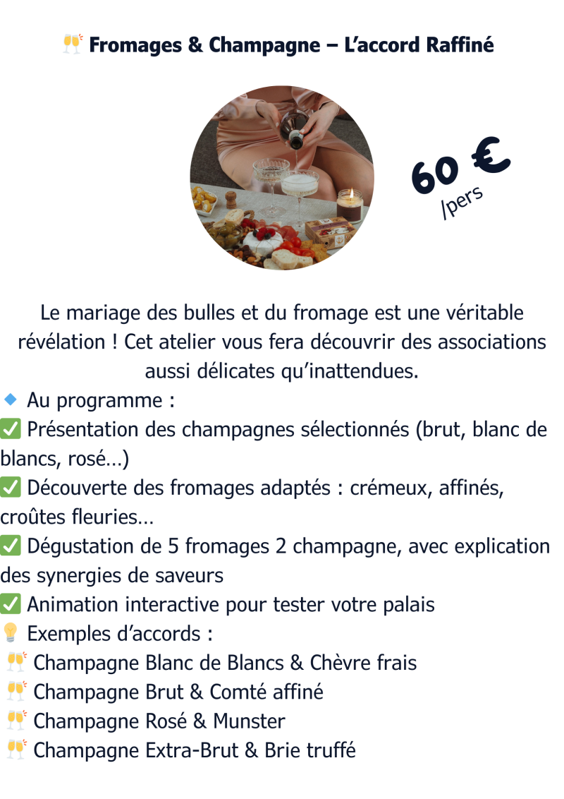 Fromages et Champagne