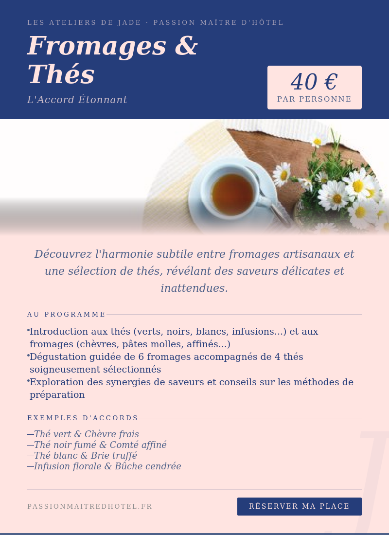 Fromages et thés